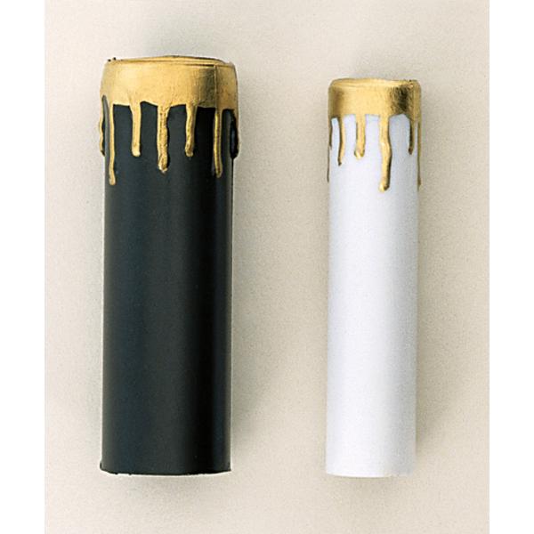 2-4″ WHITE/GOLD DRIP CANDLE CO Hot on Sale