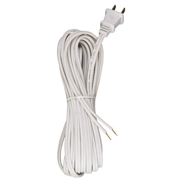 20′ WHT SET W/MOLDED PLUG Fashion