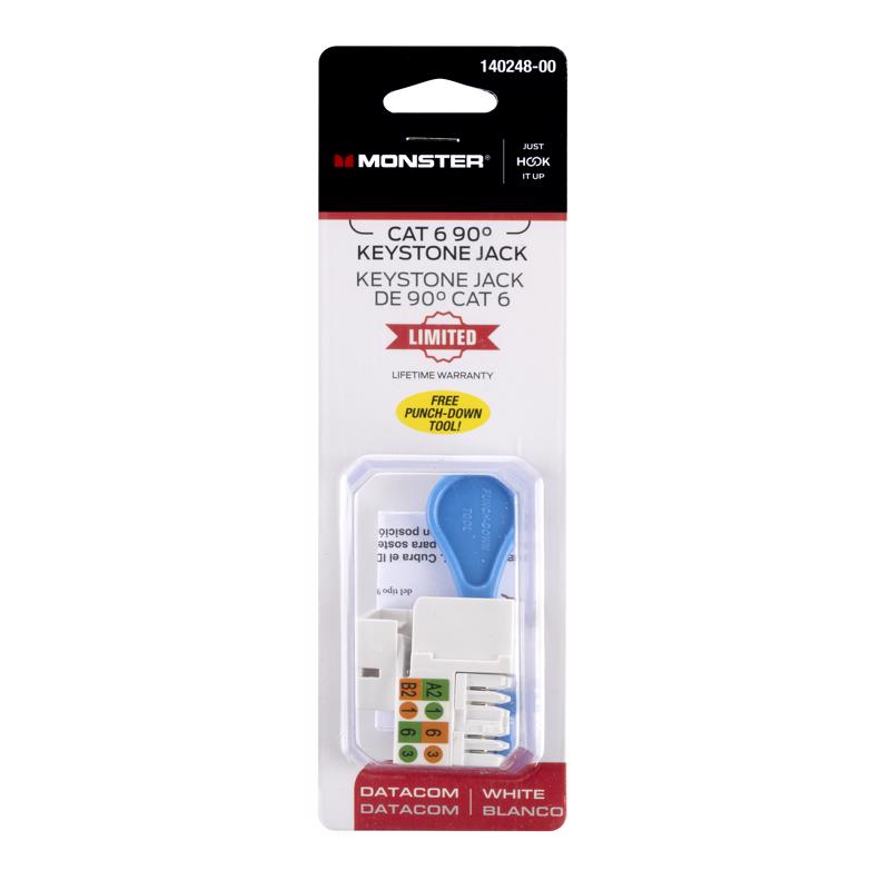 CAT-6 KEYSTONE JACK 1PK Discount