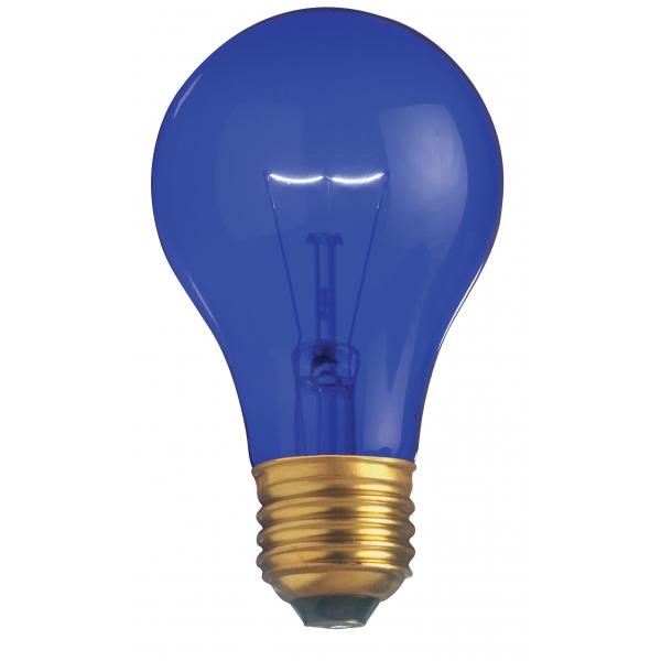 25W A19 TRANS. BLUE 130V Online now