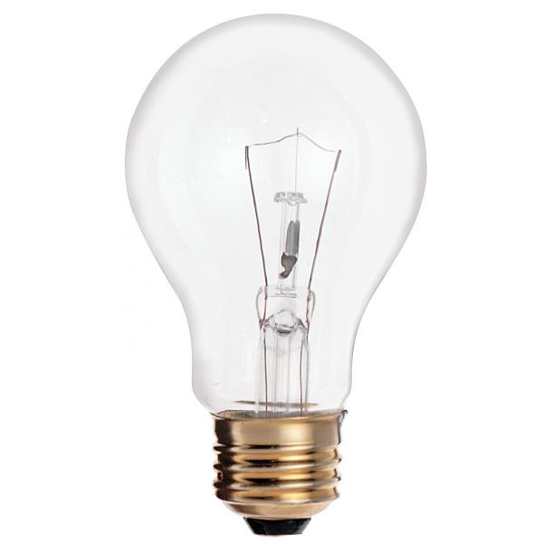 25W A-19 CLEAR 120 VOLT Online now