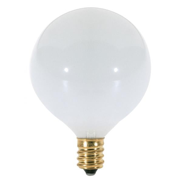 25W G16 1/2 CAND GLOSSY WHITE on Sale