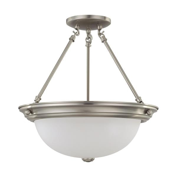 3 LIGHT 15″ SEMI-FLUSH Online Hot Sale