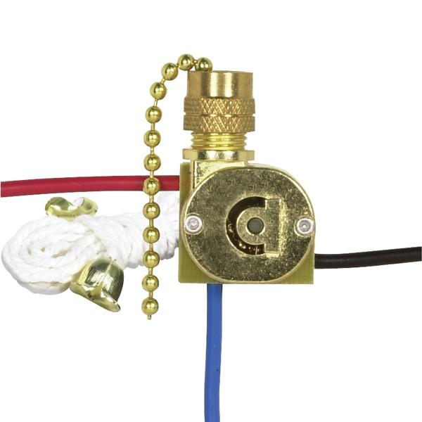 3 WAY PULL CHAIN SW NI PLATED Discount