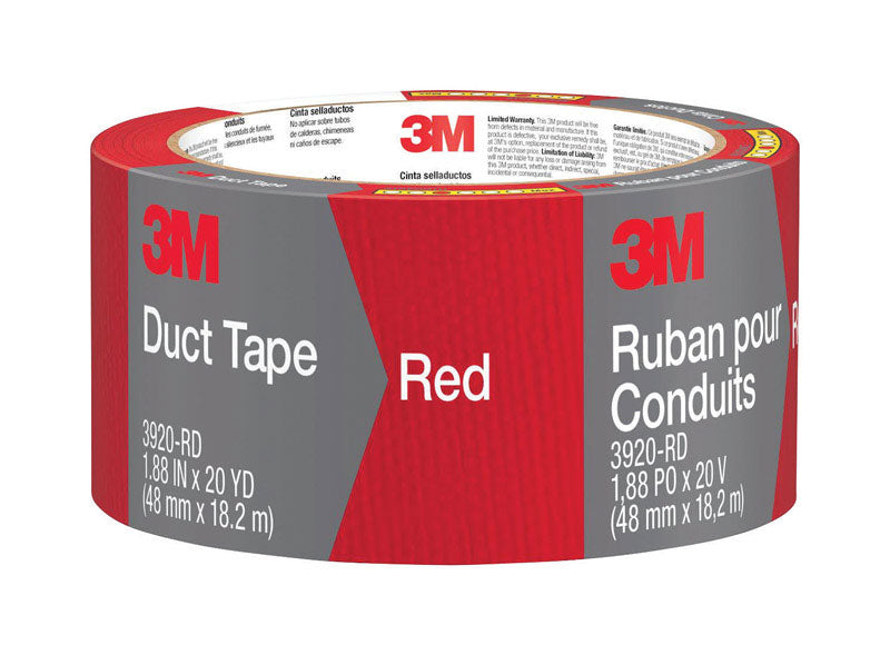 DUCT TAPE RED 20YD 3M Hot on Sale