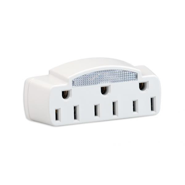 3 GROUNDED OUTLET CURRENT TAP Fashion