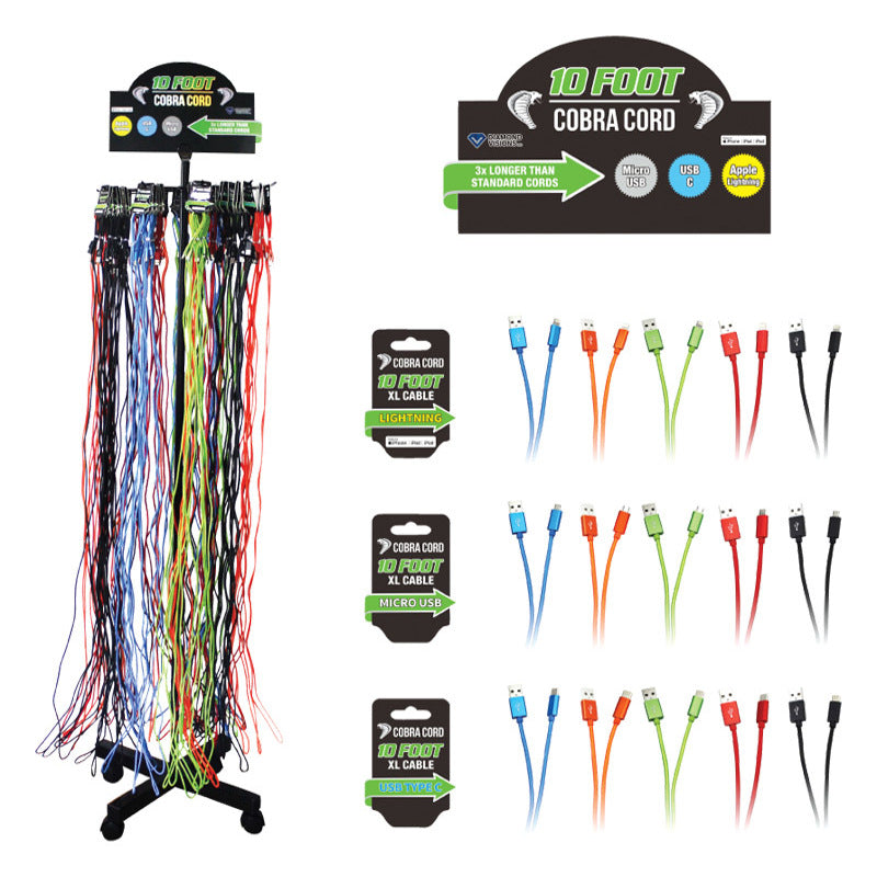 CELL PHONE CORDS 10 FT Online Hot Sale