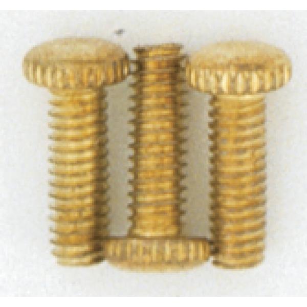 3 8/32 KNURLED BR PLTD SCREW Supply