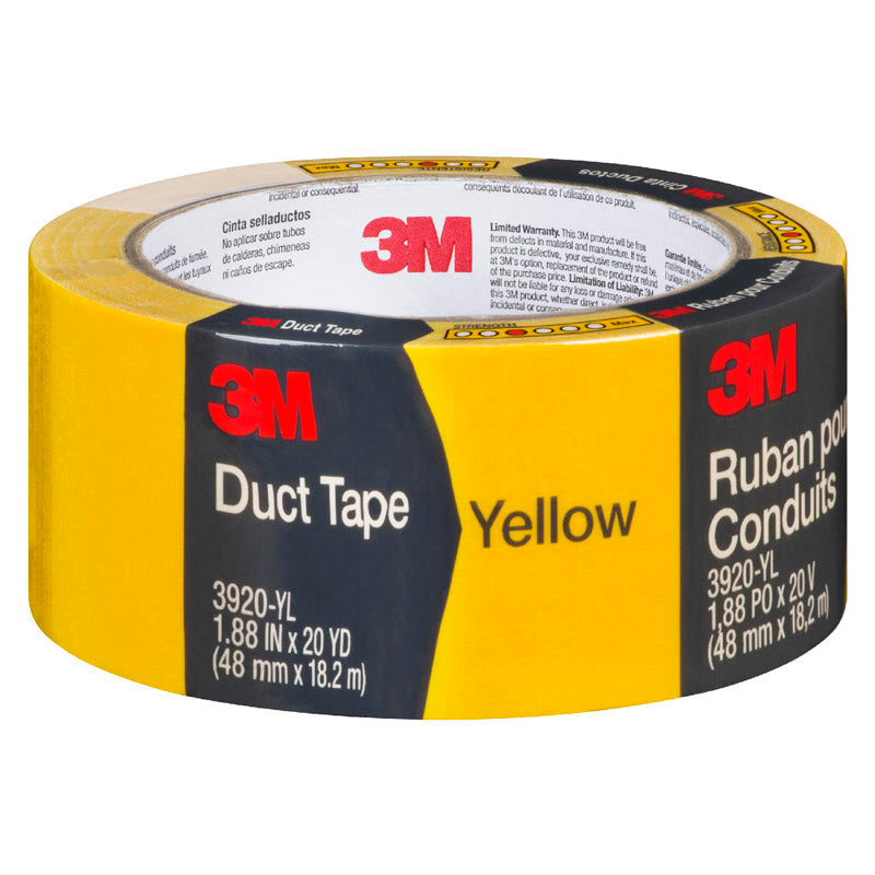 DUCT TAPE YLW 20YD 3M Supply