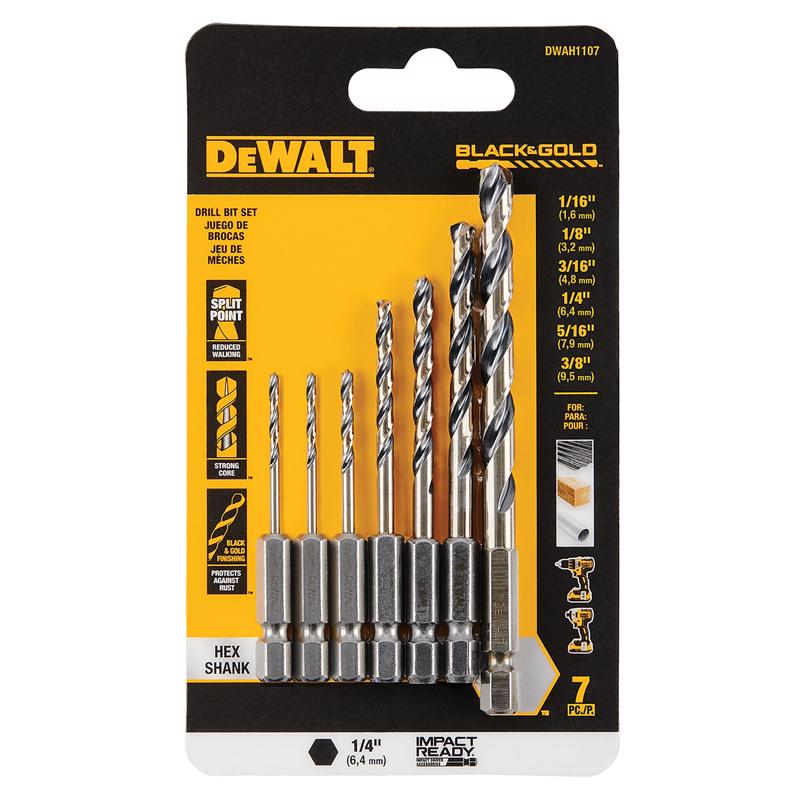 DW IR DRILL BIT SET 7PC Online