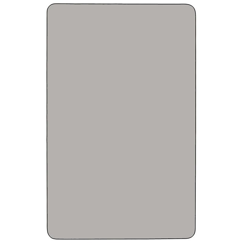 Flash Furniture 24”W x 48”L Rectangular Grey HP Laminate Activity Table – Standard Height Adjustable Legs – XU-A2448-REC-GY-H-A-GG Discount