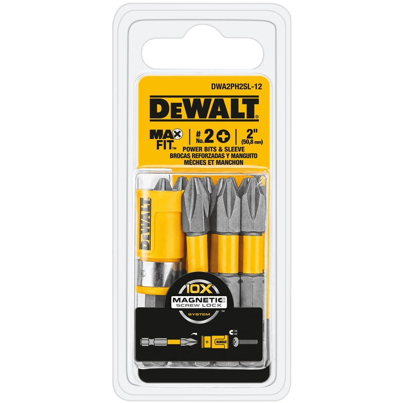 DW PH #2 BIT+SLV 2″ 12PC Online Sale