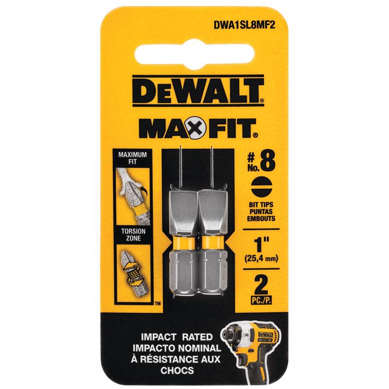 DW SCREWDRIVER BIT SL #8 Online Sale
