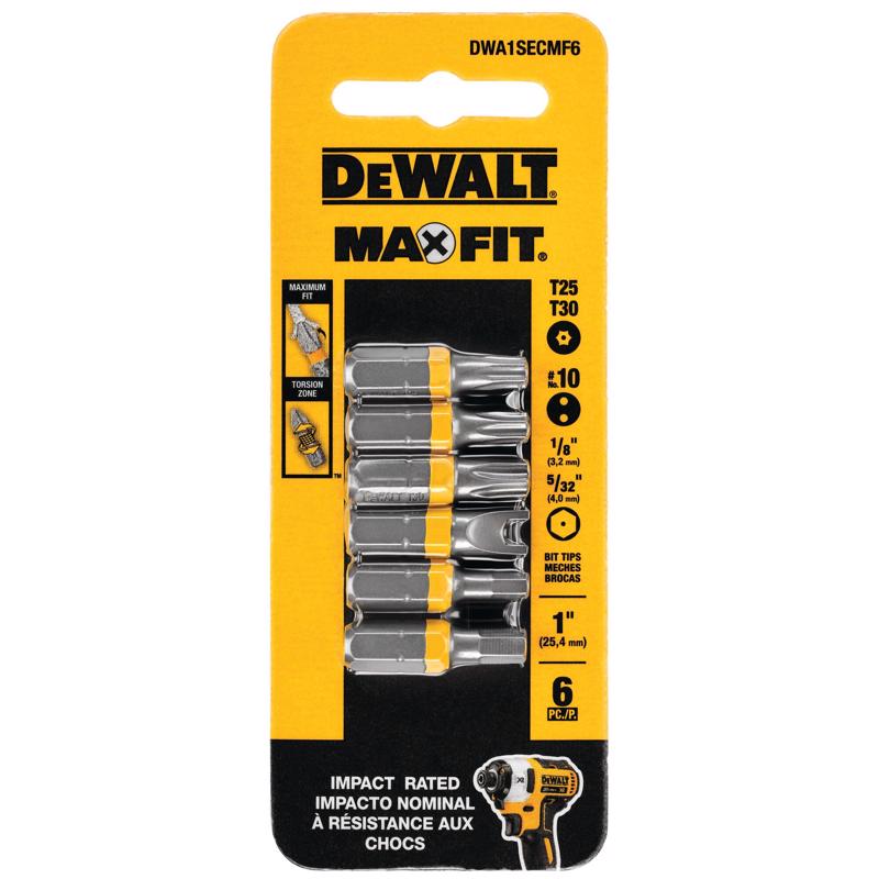 DW SEC BIT SET 1″ 6PK Online