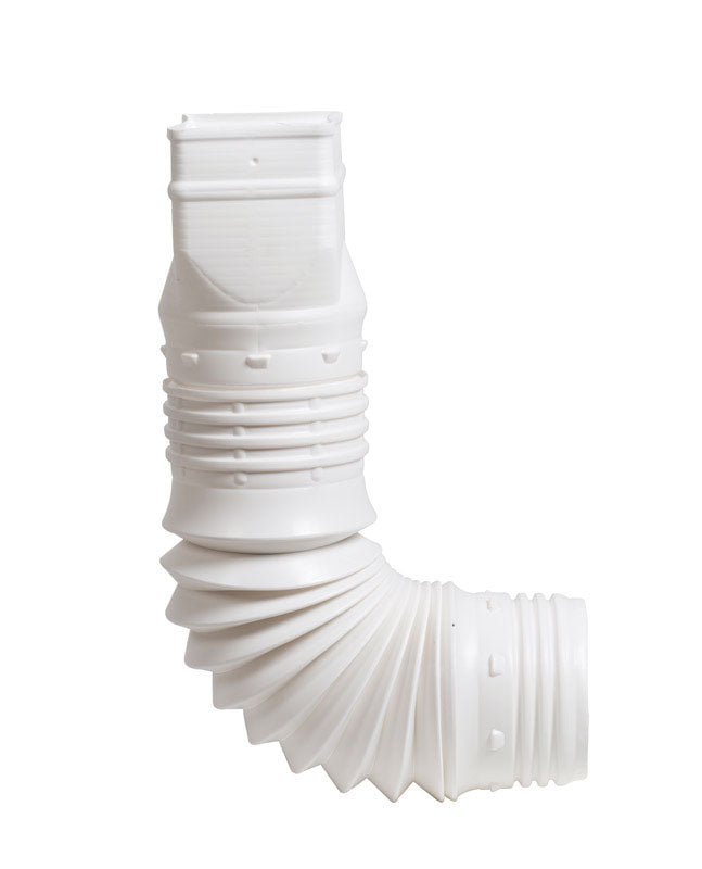DWNSPOUT ADPT 3.75X9 WH on Sale
