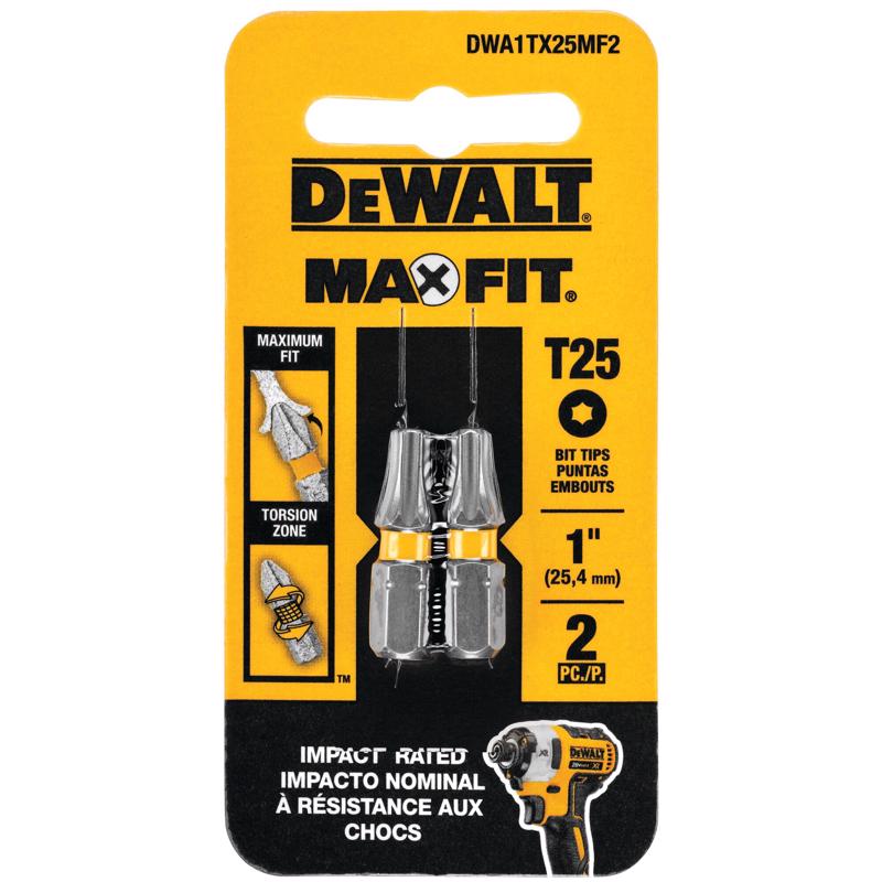 DW T25 BIT 1″ 2PK on Sale
