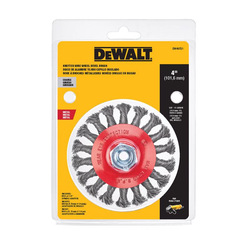 DW WIRE WHEEL BEVEL 4″ Online Hot Sale