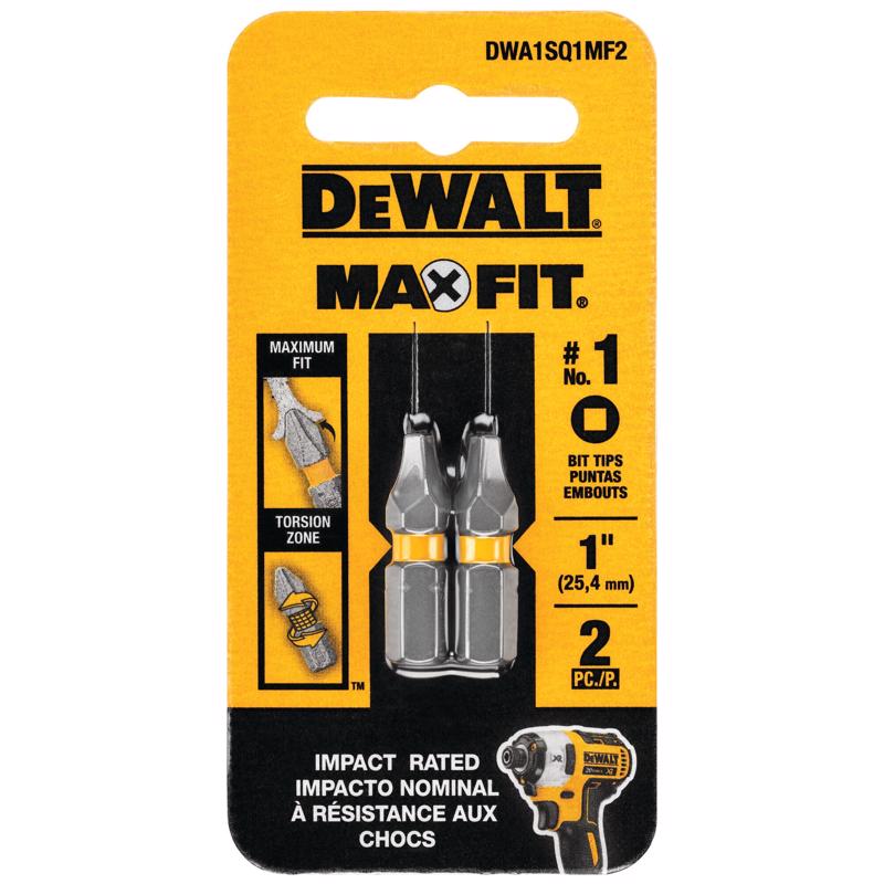 DW SQ #1 BIT 1″ 2PK Hot on Sale
