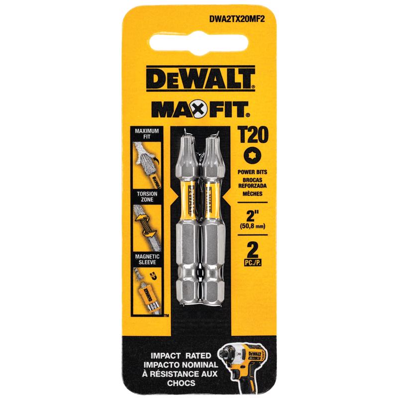 DW T20 BIT 2″ 2PK Discount