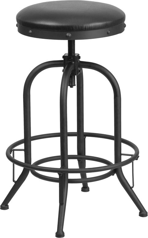 Flash Furniture 30” Barstool with Swivel Lift Black Leather Seat – ET-BR542-230-GG Online