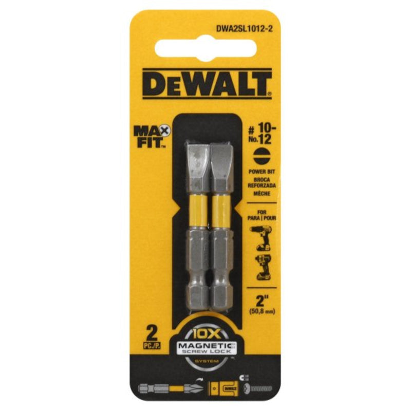 DW SL #10-12 BIT 2″ 2PC Online Hot Sale