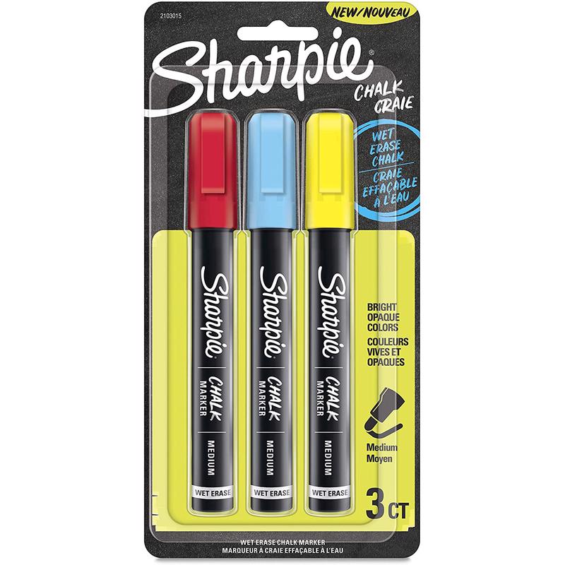 CHALK MARKER ASST 3PK Discount