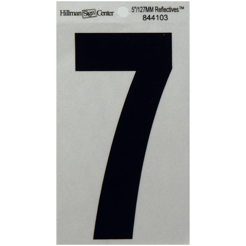 5″ BLK/SLV #7 ADHV 1PC Fashion