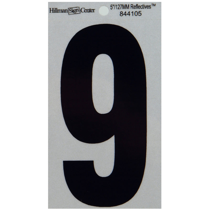 5″ BLK/SLV #9 ADHV 1PC on Sale