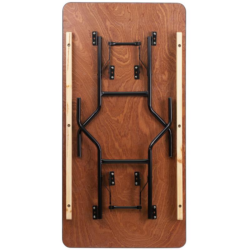 Flash Furniture 30” x 60” Rectangular Wood Folding Banquet Table with Clear Coated Finished Top – YT-WTFT30X60-TBL-GG Sale