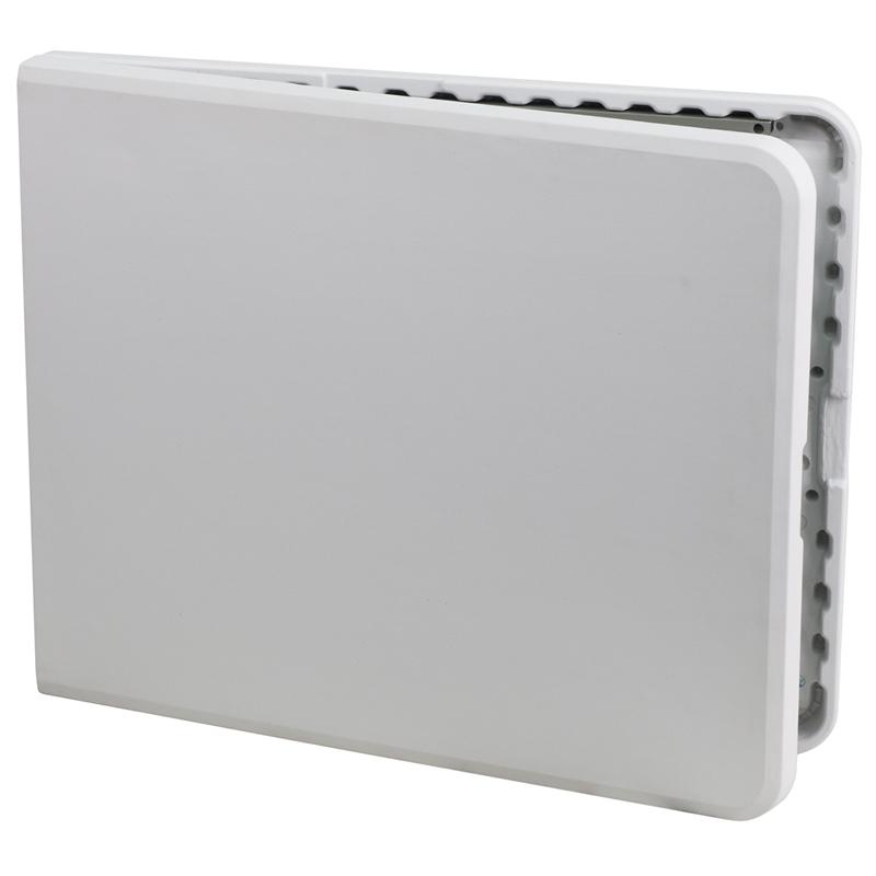 Flash Furniture 30”W x 72”L Bi-Fold Granite White Plastic Folding Table – RB-3072FH-GG Supply