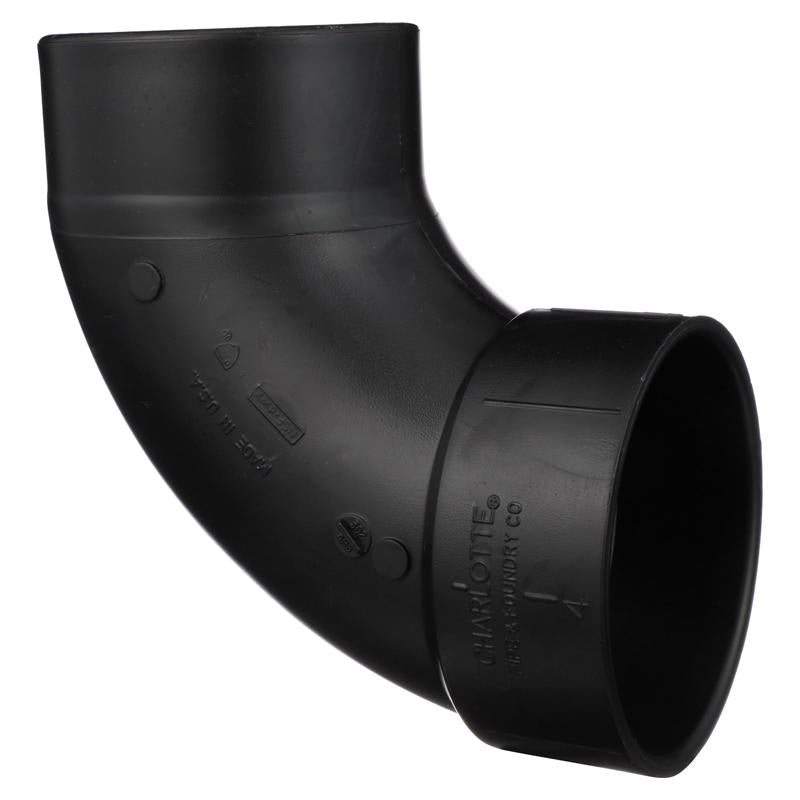 ELBOW 90 ABS DWV4″HXSPIG Hot on Sale