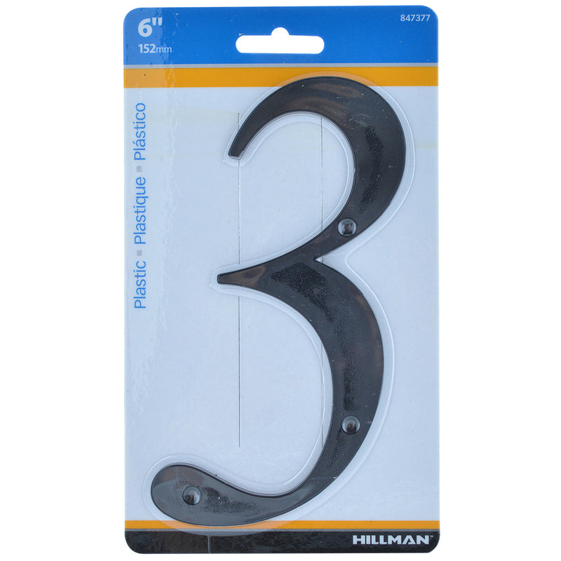6″ BLK #3 NAILON 1PC Hot on Sale