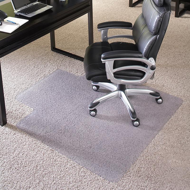 Flash Furniture 36” x 48” Big & Tall 400 lb. Capacity Carpet Chair Mat with Lip – MAT-124086-GG Discount