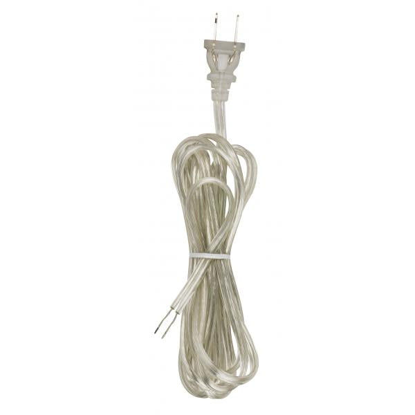 9 FT. SILVER CORD SET 18/2 SPT Fashion