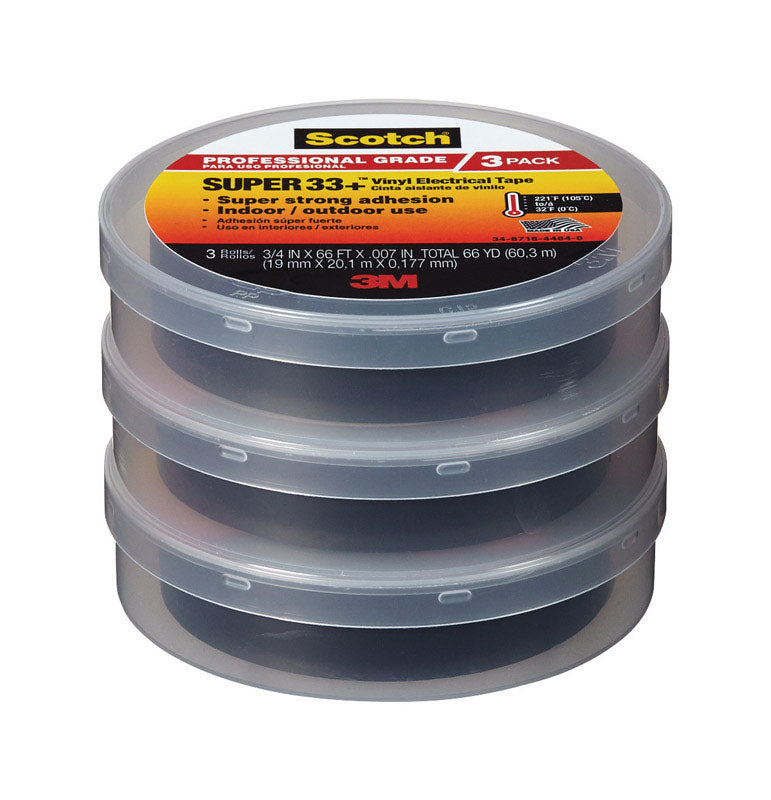 ELEC TAPE 3/4″X66′ 3PK Fashion