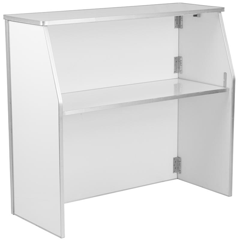 Flash Furniture 4′ White Laminate Foldable Bar – XA-BAR-48-WH-GG Online