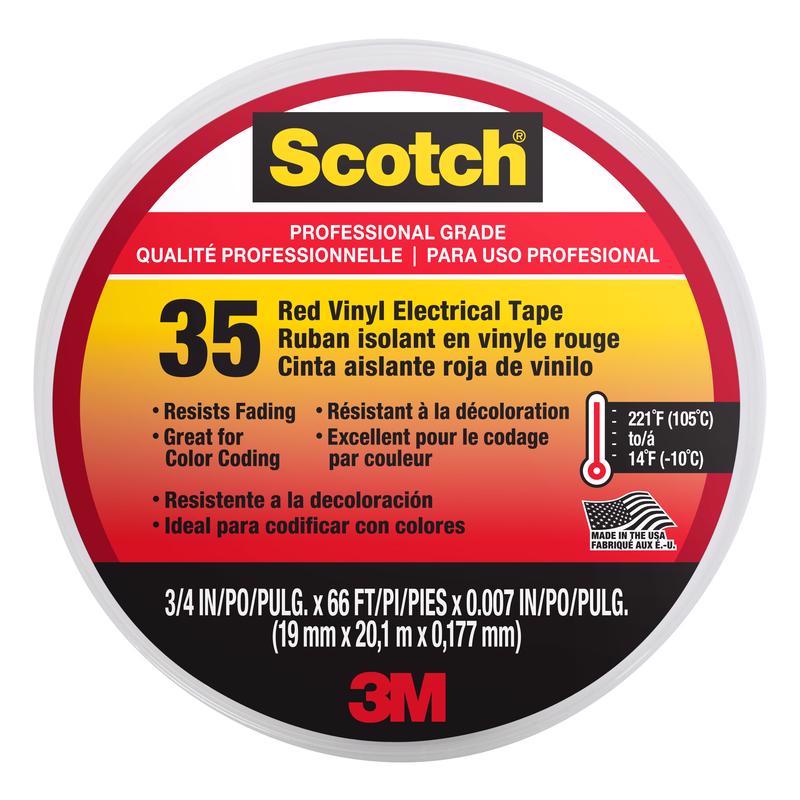 ELEC TAPE 3/4″X66′ RED Online now