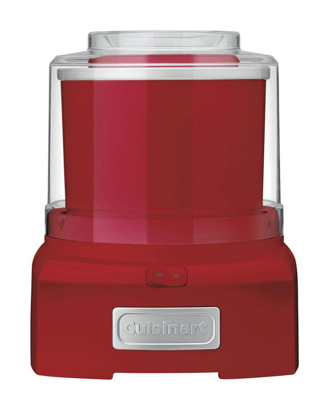 ELEC ICE CREAM MAKER RED on Sale