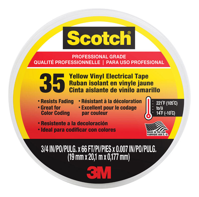 ELEC TAPE 3/4″X66′ YLW Hot on Sale
