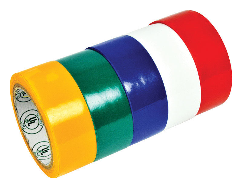 ELEC TAPE ASSTD 3/4″X12′ Supply