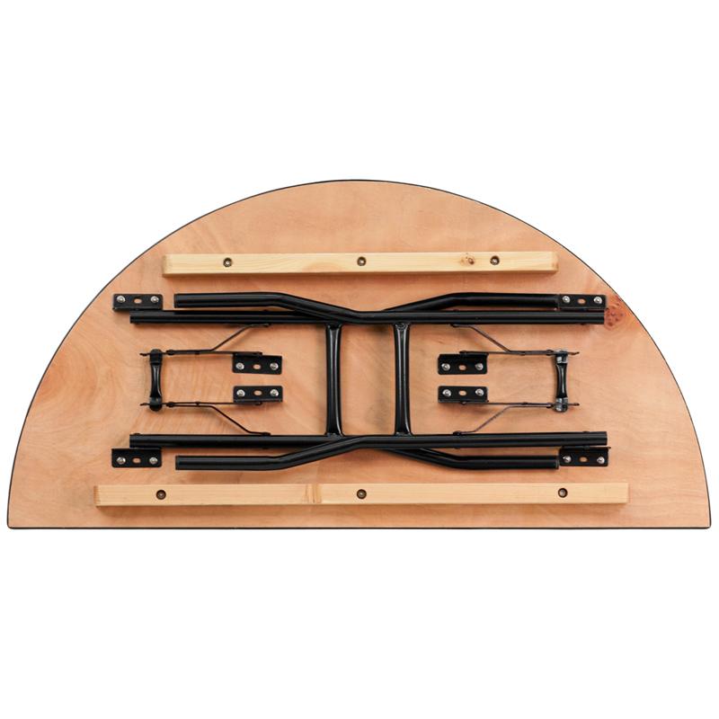 Flash Furniture 48” Half-Round Wood Folding Banquet Table – YT-WHRFT48-HF-GG Discount
