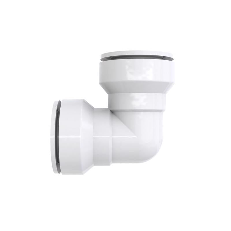 90DGR COUPLNG WHT 1-1/2″ Supply