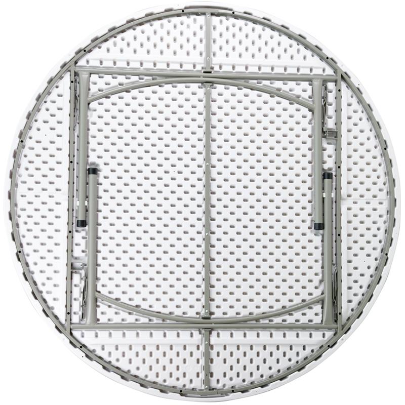 Flash Furniture 72” Round Granite White Plastic Folding Table – DAD-YCZ-180R-GW-GG Online Sale