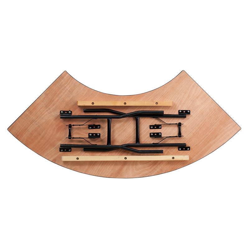 Flash Furniture 5.5 ft. x 2 ft. Serpentine Wood Folding Banquet Table – YT-WSFT48-24-SP-GG Fashion