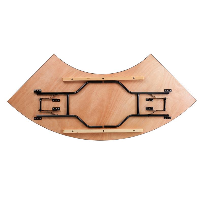 Flash Furniture 7.25 ft. x 2.5 ft. Serpentine Wood Folding Banquet Table – YT-WSFT60-30-SP-GG Sale