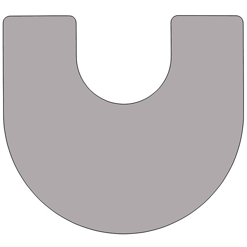 Flash Furniture 60”W x 66”L Horseshoe Grey Thermal Laminate Activity Table – Height Adjustable Short Legs – XU-A6066-HRSE-GY-T-P-GG Sale