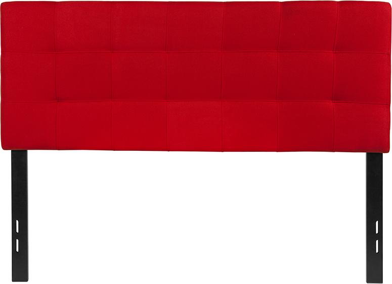 Flash Furniture Bedford Tufted Upholstered Full Size Headboard in Red Fabric – HG-HB1704-F-R-GG Discount