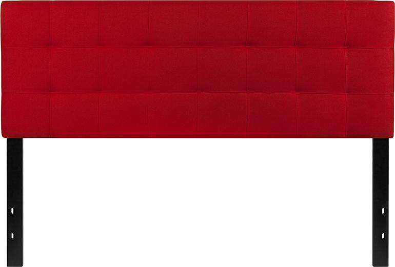 Flash Furniture Bedford Tufted Upholstered Queen Size Headboard in Red Fabric – HG-HB1704-Q-R-GG Sale