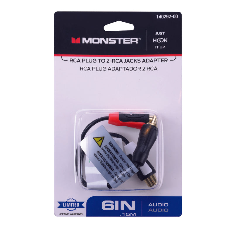 ADAPTER “Y” RCA 1M TO 2F Sale