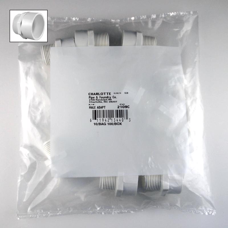 ADAPTR 3/4MPT SCH40 10PK on Sale
